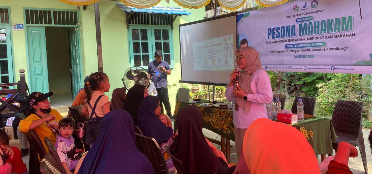 BBPOM di Samarinda Dorong Aksi Nyata Cegah Stunting, Wujudkan Generasi Sehat dan Gemilang